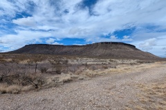 This looks like a mesa - with volcanic basalt on top
