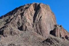 Volcanic core - up close - basalt rock is not as small as it looks!