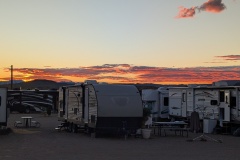 Sunset from RV Park