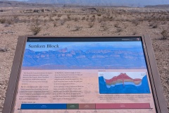 Sunken Block - 20 million years ago the continental plate tilted down thousands of feet across Big Bend