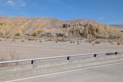 On the left it's more yellow rock