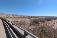 You can see that the white rock formations continue for a long distance
