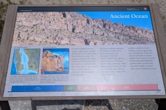 Western Interior Seaway - collected remains of sea creatures which later became solid rock and rose thousands of feet