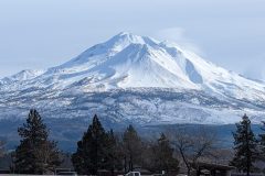 Close up of Mt. Shasta, LOTS of snow