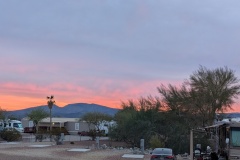 Sunrise from Ajo Heights RV Park