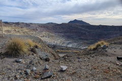 View of the Big Pit from the top edge - watch the video above to see all