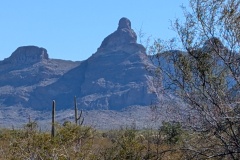 Closeup of peak