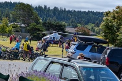 Medical Helicopter on display